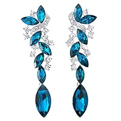 G-Metal Color:Silver; Stone Color:Aqua Blue & White