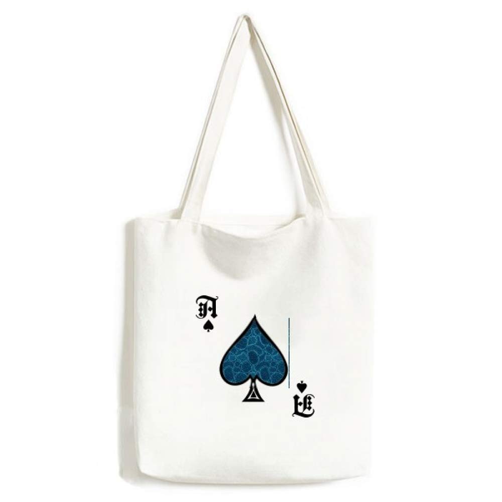 Sac à main avec microscope bleu lavable imprimé structure de poker - 4