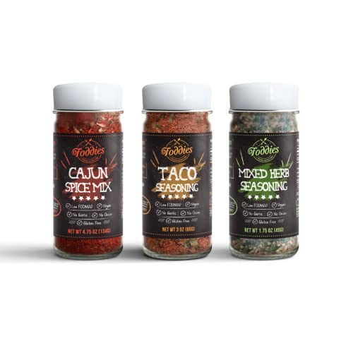 Foddies Spice Combo Pack, Low FODMAP, Gluten Free, No Onion