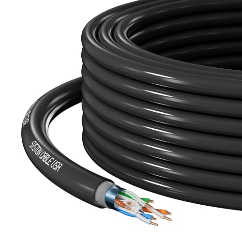 Syston-Direct-Burial-Shielded-Cat-6E-Ethernet-Network-Cable-Bulk-600-MHz-FUTP-23-AWG-Pure-Bare-Copper-Outside-Plant-OSP-Rated-Waterproof-Dual-Layer-Jacket-for-Outdoor-Wet-Location-Application Syston Direct Burial Shielded Cat 6E Ethernet Network Cable, Bulk 600 MHz F/UTP 23 AWG Pure Bare Copper Outside Plant (OSP) - Rated, Waterproof Dual-Layer Jacket for Outdoor Wet Location Application - Image 1