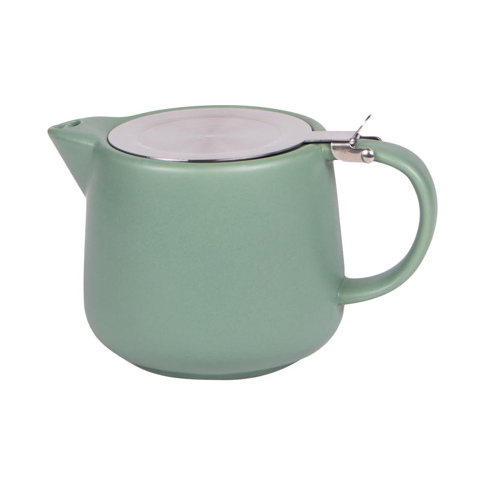 Théière avec filtre Uno amande 0,9L Table Passion céramique pour thé en vrac