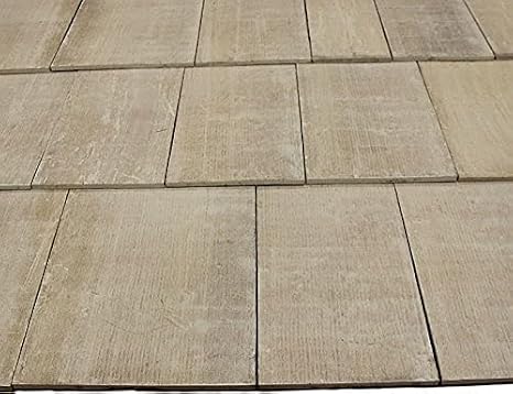 Western Red Cedar 18 Resquared & Rebutted Primed Sanded Sidewall Shingles 1/2 Square cartons
