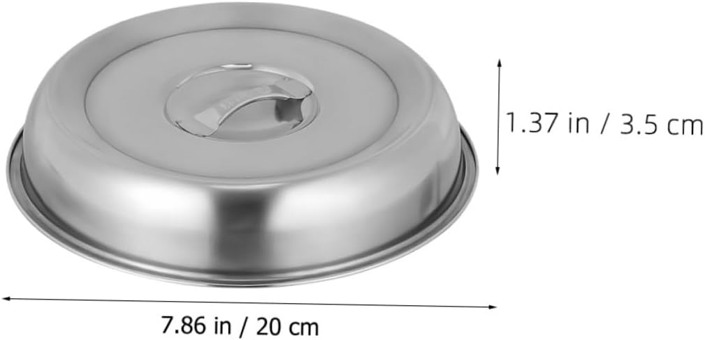 Gatuida 3pcs Food Covers for Outdoor Grill Stainless Steel Steak Dome Cover Oil Splatter Guard