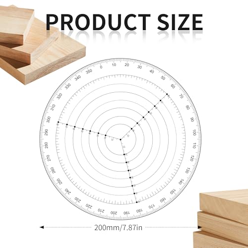 Round Center Finder Compass, Runder Mittelpunktfinder, Kompassfür Holzbearbeitung, für Holzdrehmaschine Schnellziehkreise