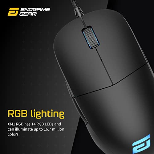XM1 Mouse Gaming RGB - sensore PMW3389 - Illuminazione ARGB - CPI da 50 a 16.000 - Cinque Pulsanti - Switch 60M - Nero - Mouse gaming - Immagine 2