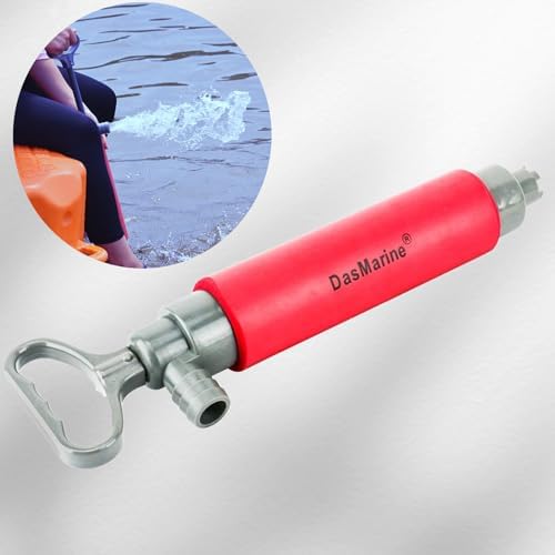 DasMarine Kayak Hand Pump 42cm Portable Lightweight Floating Bilge Pump for Kayak Rescue