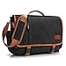 Produktbild CoolBELL 17 Zoll Aktentasche Messenger Bag Umhängetasche Laptop Tasche Handtasche Business Briefcase Multifunktions Reise Tasche Passend für 17 - 17,3 Inch Laptop / Damen / Herren(Canvas Schwarz)