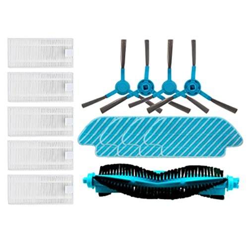 Bloepum Roller Side Brush Hepa Filter Mop Cloth Replacement Parts for 1690 Pro Robotic Vacuum Cleaner Spare Parts A