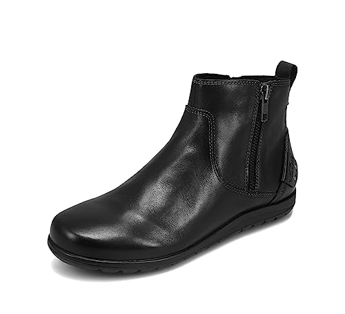 Taos Select Women’s Boots - Stylish and Classic Design for Everyday Fashion - Easy On-Off Size Zipper - Curves & Pods Removable Footbed with Arch Support for All Day Comfort
