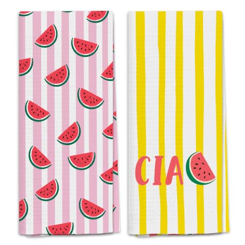 QGFM Italian Summer Watermelon Kitchen Towels 16x24 Inch