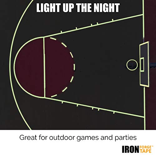 Glow Tape - 1 Inch X 30Ft Vinyl Adhesive Glow-In-The-Dark Tape Roll - Lasts Up To 12 Hours #TOP5