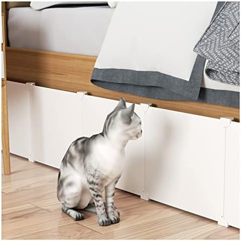 Translucent Furniture Gap Blockers - Pet & Toy Containment, Prevents Sliding Under Beds/Sofas, Durable Stitching Design, Ideal for Home Organization and Safety