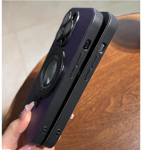 Couverture souple en silicone iPhone 14 Pro Max finition cuir violet profond - 5