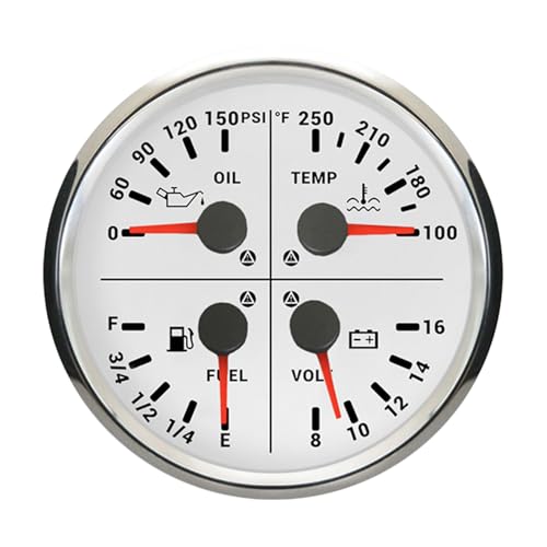 110mm 4-3/8C` a 4 in 1Q[W Rx  0-150PSI  100-221.1 °C dv 12V ԃobNCgt ԑDp (&Vo[)