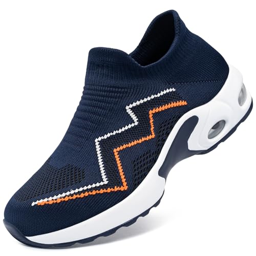 Chaussures avec bout en acier pour femme sans lacet et respirantes