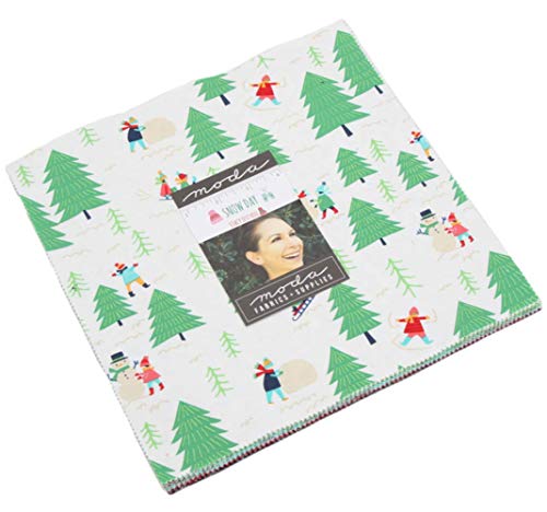 Snow Day Layer Cake 42 10-inch Squares by Stacy Iest HSU for Moda Fabrics 20630LC