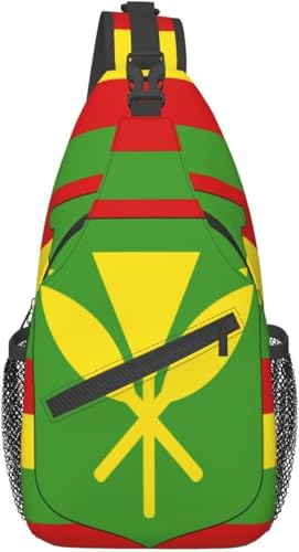 Mochila Bandolera Negra Unisex Compacta y Resistente