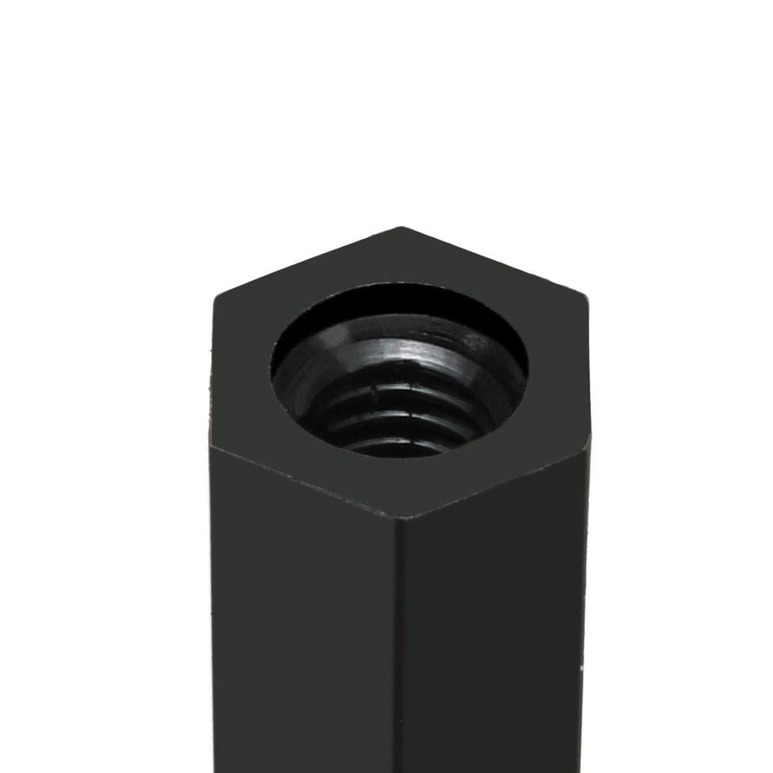 220Pcs/Set M2 Black Hex Nylon Standoff Spacer Column Assortment Kit