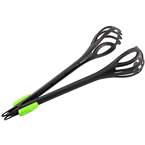 Egg Beater Multi-function Nylon Egg Whisk Milk Stirring Whisk Mixer Hand Bread Clip Eggbeater Kitchen Tool Kitchen Utensils, Black