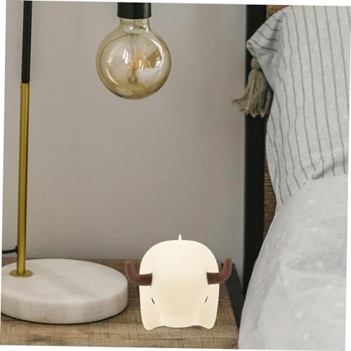Lámpara de mesa LED recargable con diseño de vaca USB miniatura 4
