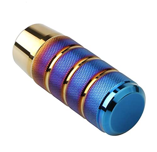 Mbbitl Car Manual Universal Gear Shift Knobs Aluminum Shifter Lever Head Shifting 9.5Cm - Burnt Blue #TOP1