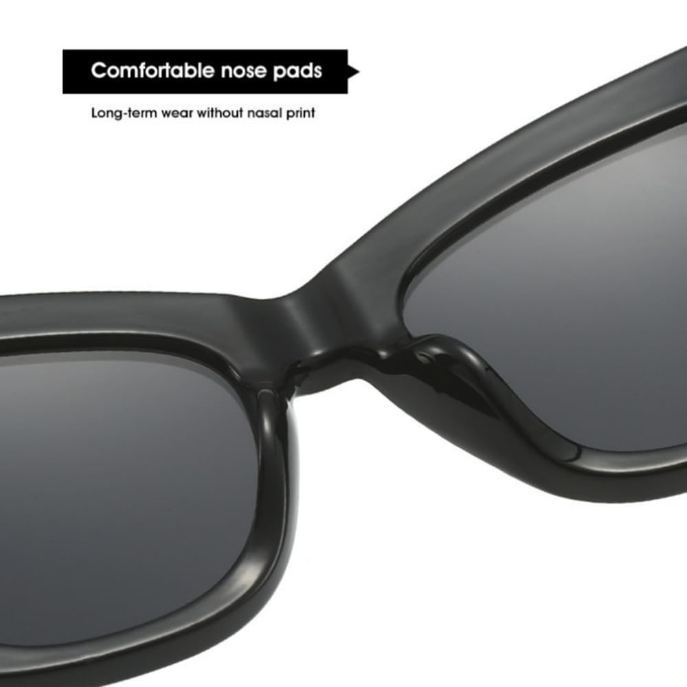 Gafas de sol estilo ojo de gato de moda para mujer y hombre, estilo vintage, para fotografía callejera, v