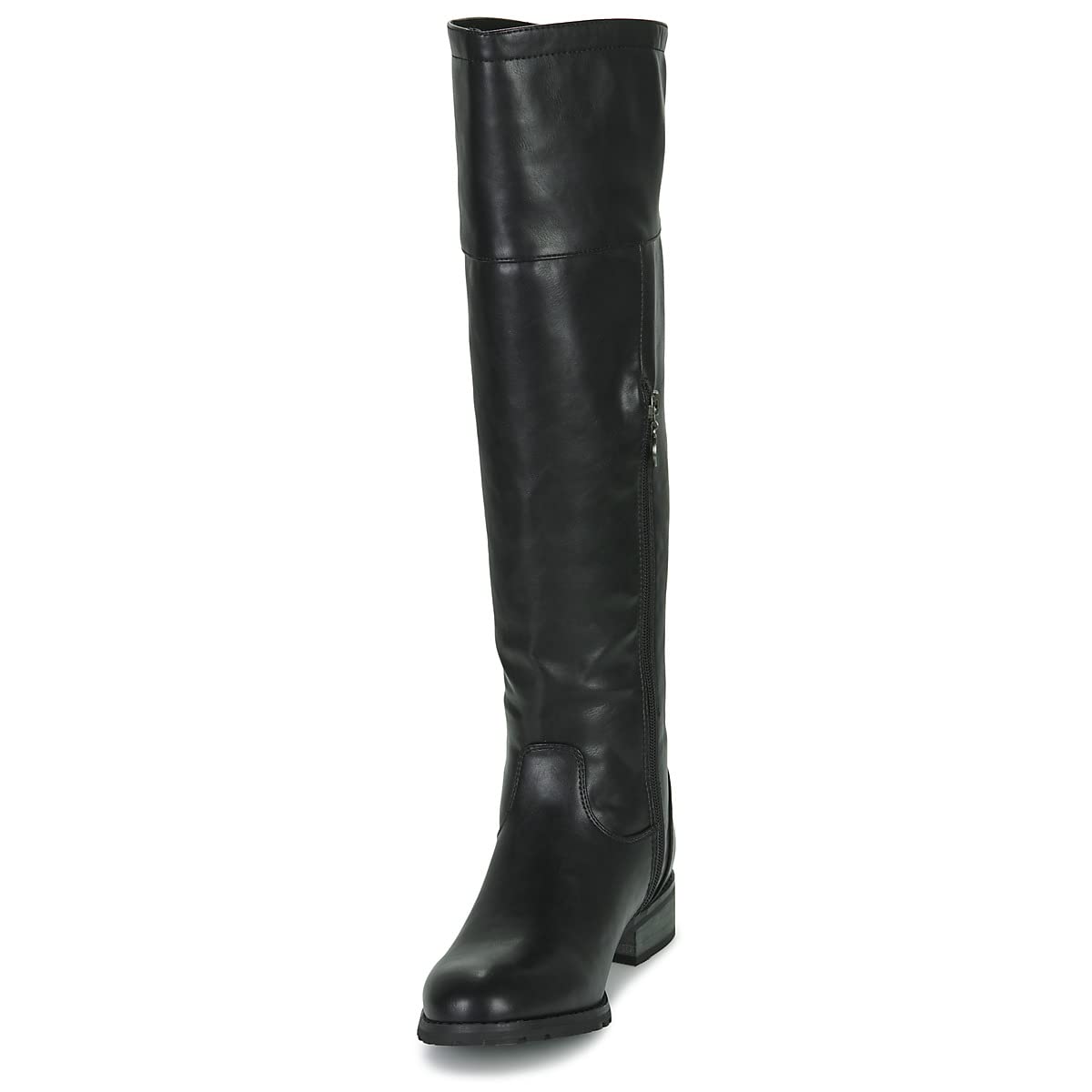 CHATTAWAK - Bota alta hasta la rodilla, color negro, 38 EU, Negro, 38 EU