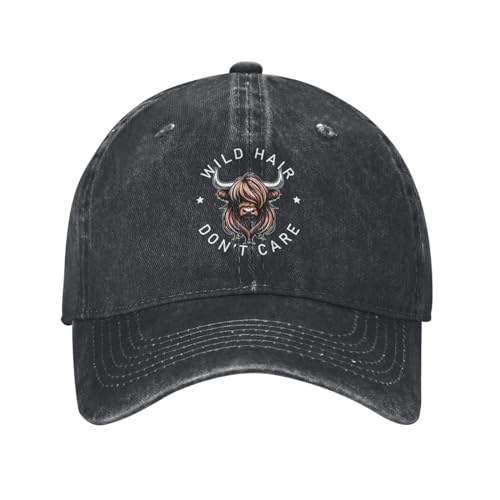 Gorra para mujer hombre Just A Girl Highland Cow miniatura 1