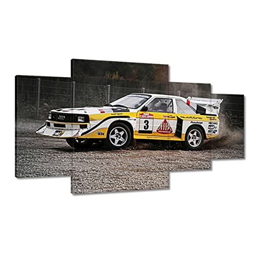 Tableau imprimé sur toile Quattro Drift 160x90cm pour une décoration murale moderne