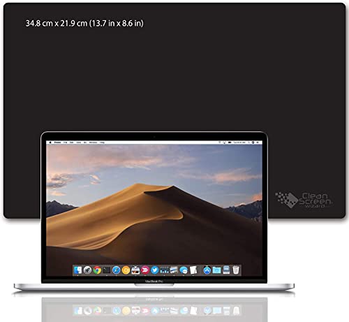 Clean Screen Wizard Microfiber Screen Keyboard Protection And Cleaning Cloths Covers For 15" Macbooks And 15 In Laptops, Grey #TOP1
