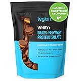 Legion Whey+ Chocolate Peanut Butter Whey Isolate Protein Powder from Grass Fed Cows - Low Carb, Low Calorie, Non-GMO, Lactose Free, Gluten Free, Sugar Free. Great For Weight Loss, 30 Servings.