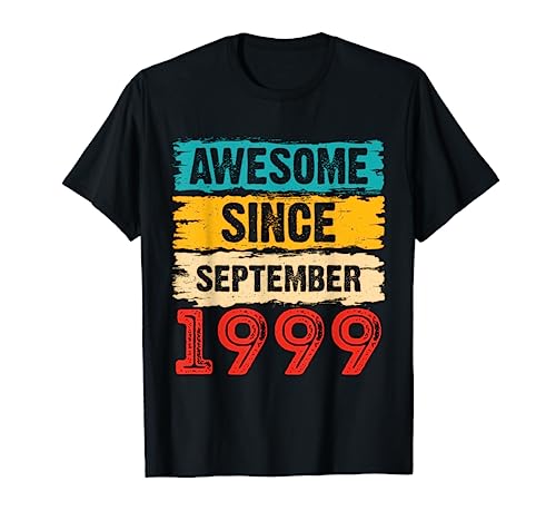 Regalos de cumpleaños número 24 de septiembre de 1999 Camiseta