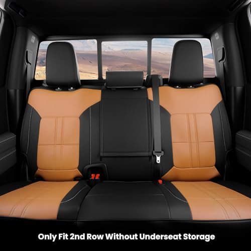 Image of 2019-2026 Chevy Silverado /GMC Sierra Seat Covers, Amber & Black