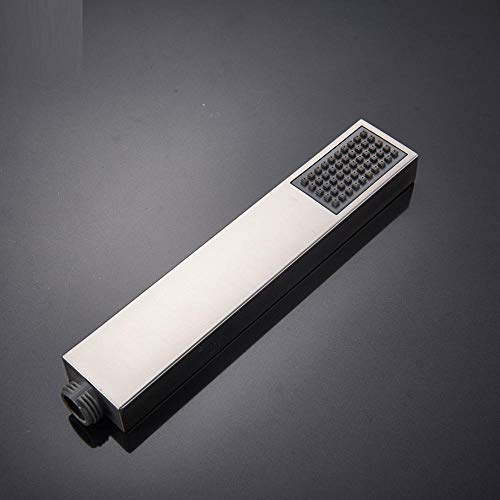 Tête de douche brossée avec jet de pulvérisation pour robinet de douche chrome