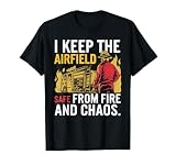 Airport Firefighter Fire Rescue Fireman Firefighting T-Shirt