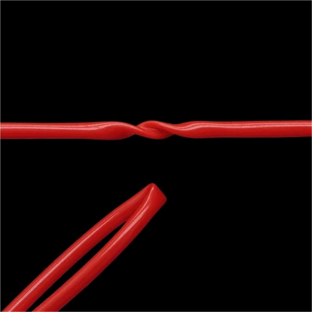 Flexible Rubber Hose 1 Meter Flexible Rubber Hose, Inner Diameter 10mm to 25mm Silicone Tube, OD 12-31mm Soft Drink Pipe Water Connector(Red,1M*10MM*12MM)