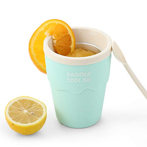 FaSoLa Ice Cream Maker Cup with Freezer Core Creates Single-serving Smoothies Freeze Slush and Shake Maker (GREEN (180mL)) - Thumbnail 7