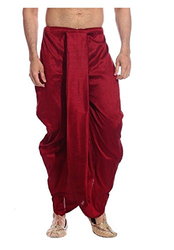 Kurta Royal Men's Art Silk Fine Quality Ready to Wear Free Size Dhoti Pant's Cover