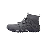 FCQRZC Plus Size Men's Stylish High Top Durable Hiking...