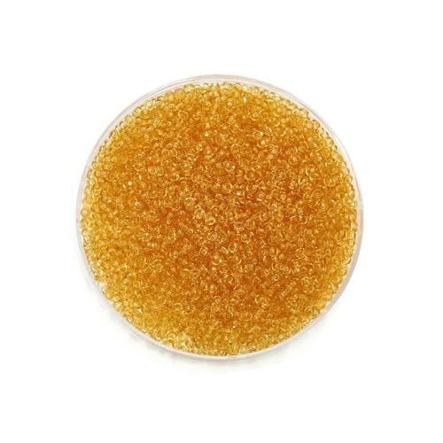 1000/1800 cuentas de cristal checo de 2 mm, transparentes, redondas y sueltas, para pulseras, pendientes y accesorios de joyería, color marrón claro, 2 mm x 1000 unidades