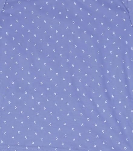 Image of Hestia | H.NSG.N.1 | Kids Girls Nightwear | Sleepwear | Cotton |Trouser Full Sleeves Tshirt | Elastic Waist |Night Dress with Pyjama Tshirts for Girls|All Over Horse Printed |Blue Color 4-6Yrs |Set 1