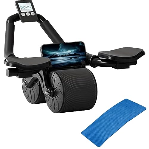 Rueda abdominal automática del rebote，Rueda del rodillo del la fuerza casera de la aptitud que entrena las herramientas multifuncionales del gimnasio