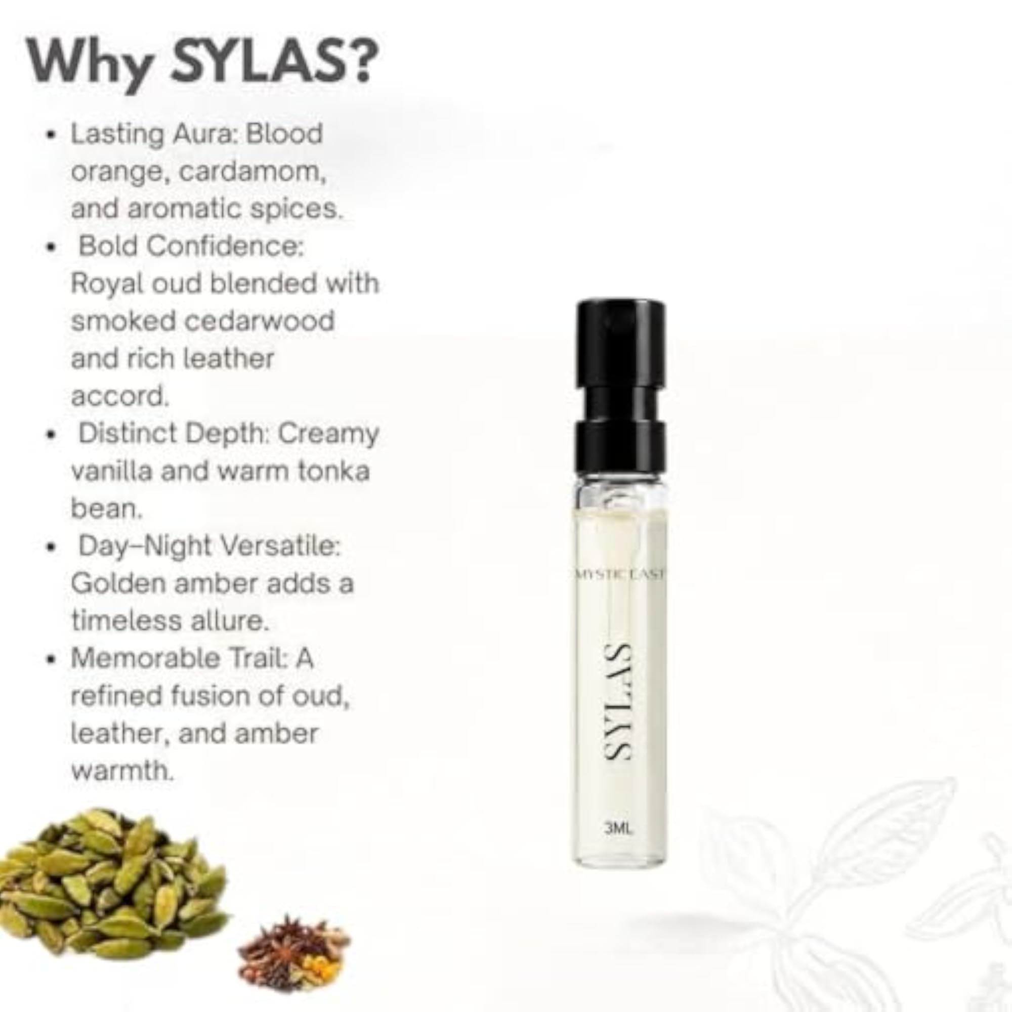 SYLAS Unisex Eau de Parfum, Long Lasting