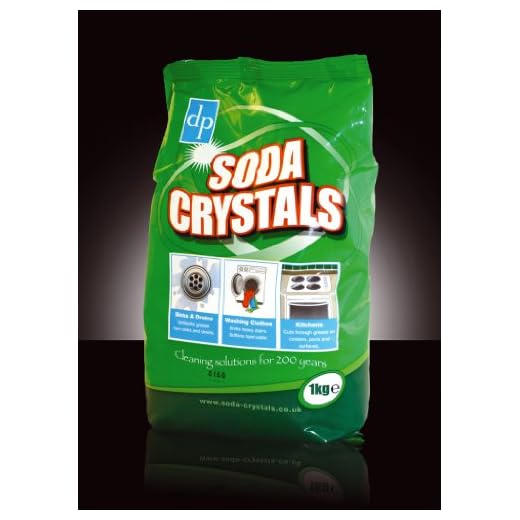Saco de cristales de soda (1 kg).