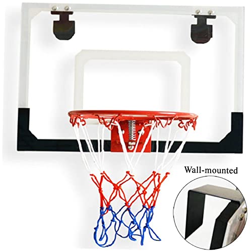 Kids Adults Basketball Hoop Indoor Basketball Hoop Set Door With Backboard Basketball Toy Gifts Basements Bedrooms Offices #TOP4