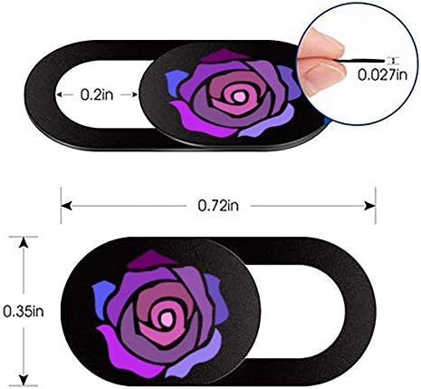 IMNEXT2U Webcam Cover Slide Ultra Thin Laptop Camera Privacy Protect Rose - 2