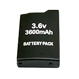 1800mAh Rechargeable Battery Pack Back Cover Case for Sony PSP 1000