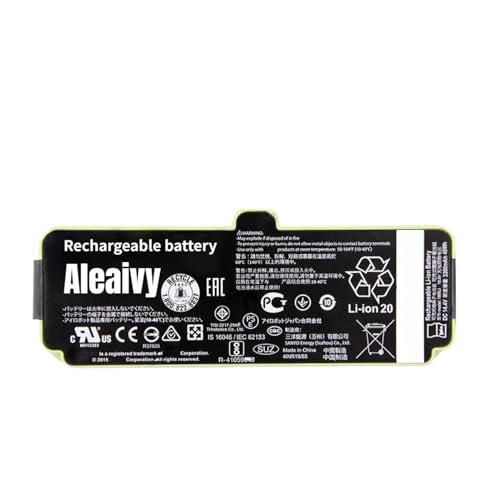 CLSXLVRP Batería De Repuesto For Robot Aspirador 1800LI 6500LI, Compatible con Roomba, 655 690 780 805 860 880 890 960 601 760 980 Robot De Barrido, Reemplace La Batería(1800mAh)