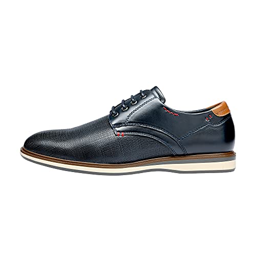 Bruno Marc Men's Casual Dress Oxford Shoes Sneakers Navy Size 8.5 M US LG19008M-1