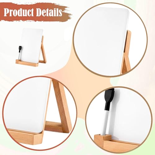 Tableau mémo de bureau effaçable pour mariages et buffets chic - Mini support blanc